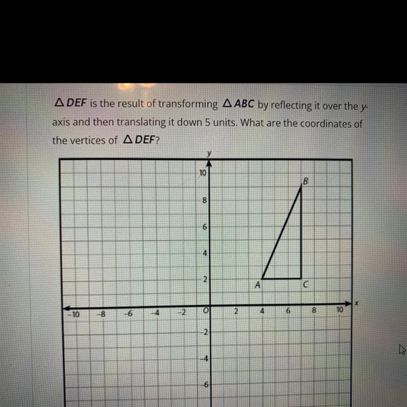 Give the coordinates of each vertex (D, E and F) and explain how you found the coordinates-example-1