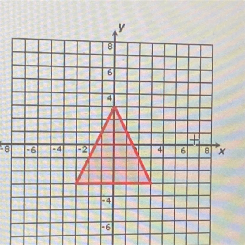 PLEASE HELP WORTH EXTRA POINTS!! Dilate triangle A by a scale factor of 1/3, translate-example-1