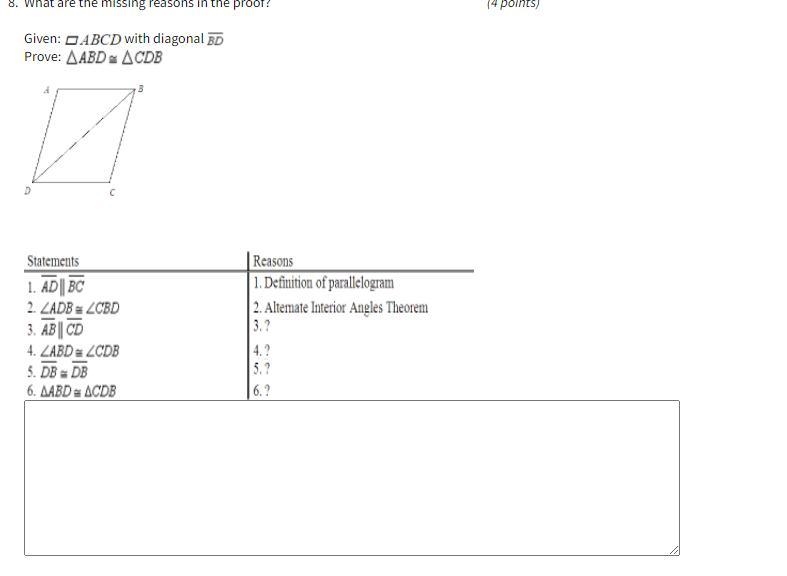 What are the missing reasons in the proof?-example-1