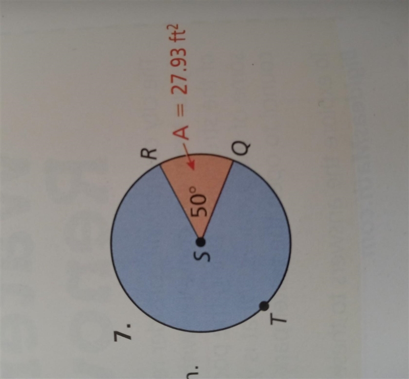 Find the area of the blue region :) ​-example-1