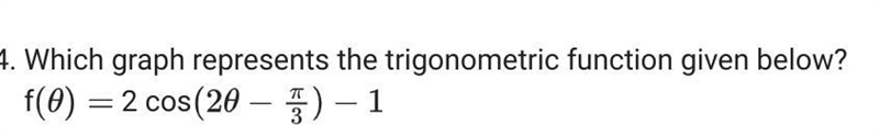 Which graph represents the trigonometric function given below?-example-1