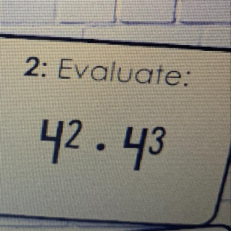 2: Evaluate: 42.43 Please help me fast-example-1