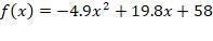 Identify the key features of the parabola that is formed by the equation the y-intercept-example-1