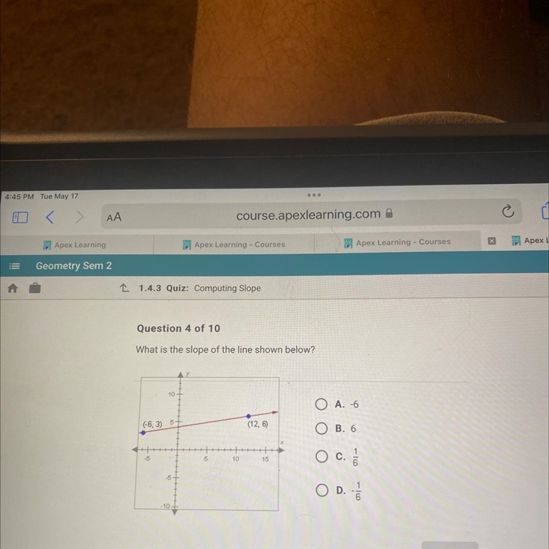 What is the slope of the line shown below?-example-1