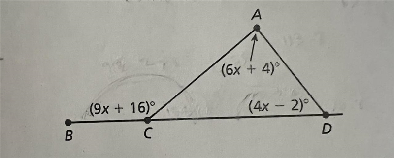 List the angles of the given triangle from smallest to largest. Explain your reasoning-example-1