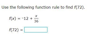 Function rule to find f(72)-example-1