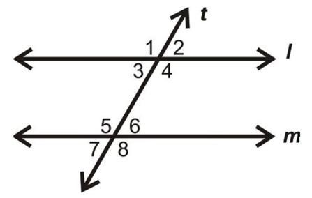 100 POINTS PLEASE HELP!! 1. Given: Angle 2 is 65 degrees. Please note that L || M-example-1