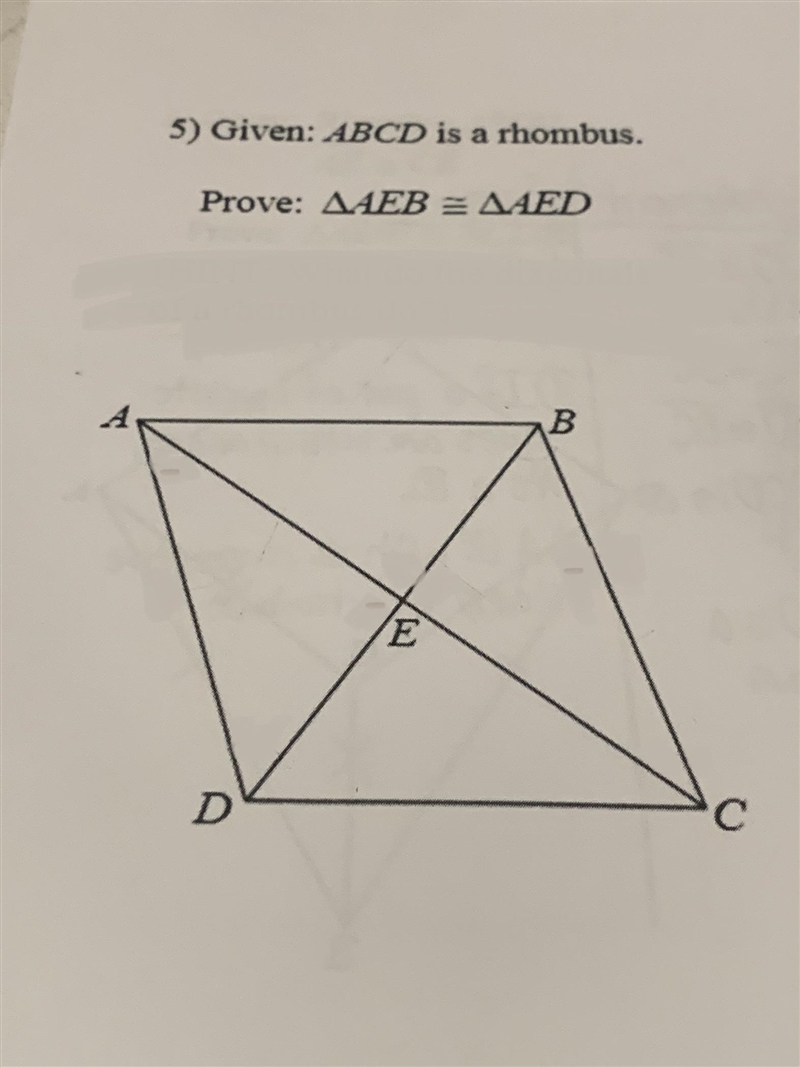 Complete this rhombus proof-example-1