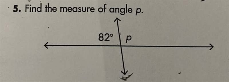 Find the measure of angle p-example-1