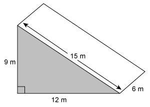 What is the surface area of this right prism? Enter your answer in the box. m² Right-example-1