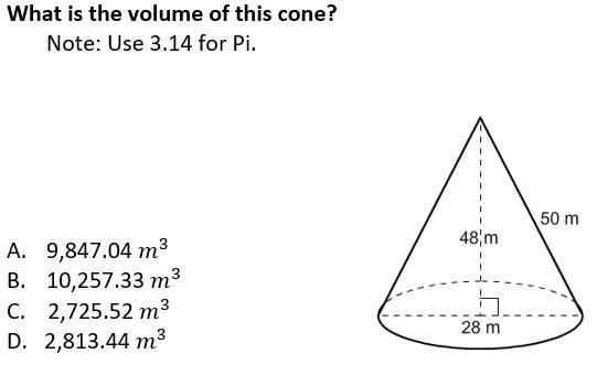 What is the volume of this cone?-example-1