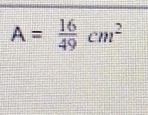 Find the missing side length of a square given the area of the square-example-1