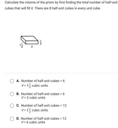 (I WILL GIVE BRAINILEST AND 35 POINTS!)Calculate the Volume of the prism by first-example-1