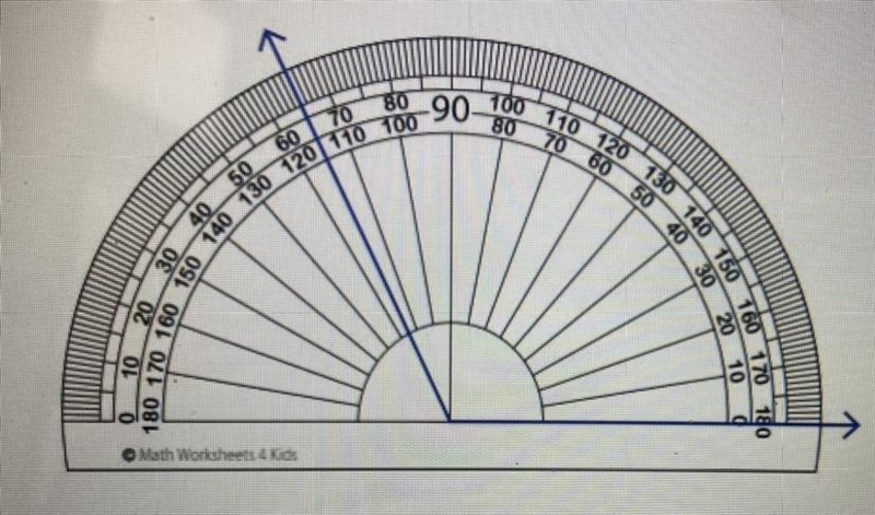 Find the measure of the following angle-example-1