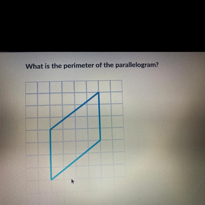 What is the perimeter of the parallelogram?-example-1