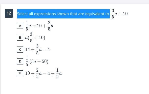 Select all expressions shown that are equivalent to-example-1