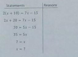 Hello pls help I need to solve this using algebraic proofs-example-1