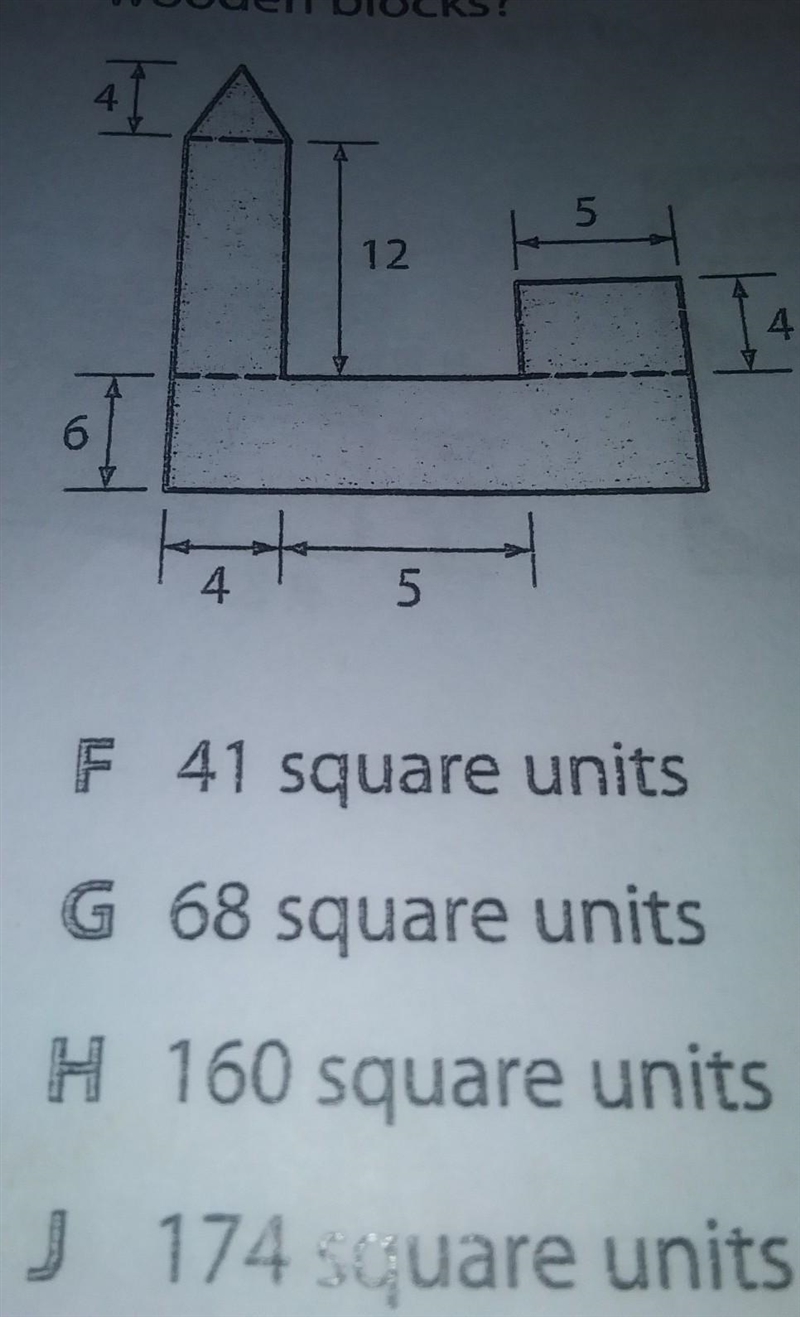 What is the area of the castle Elliot built from wooden blocks ?.-example-1