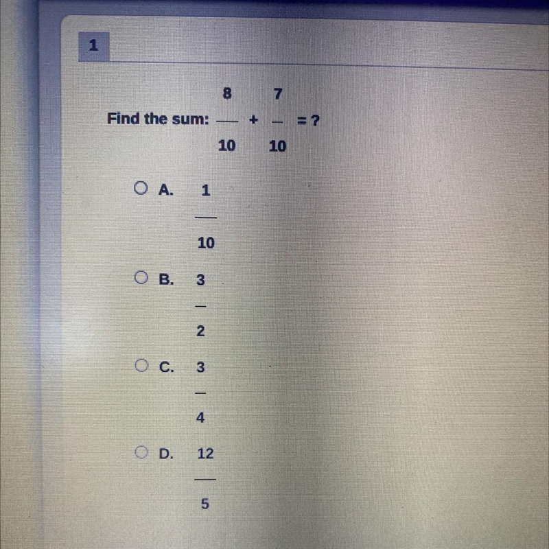 Find the sum: 8/10 + 7/10 =?-example-1