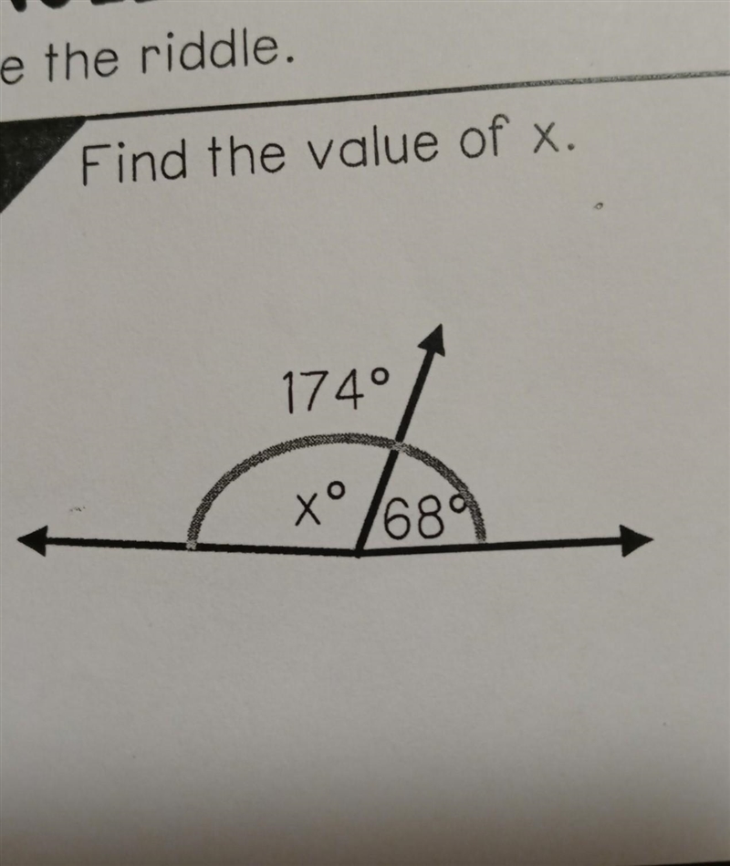 I need help finding the value of x. ​-example-1