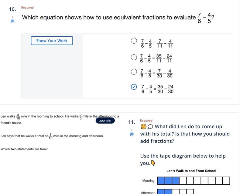 Answer both of these-example-1