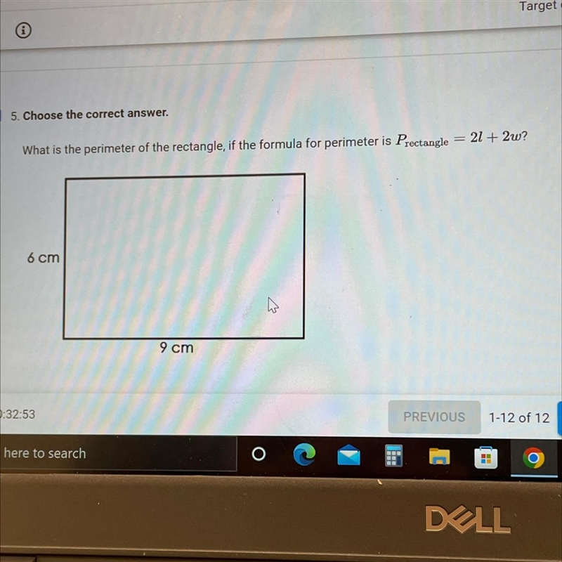 What is the perimeter of the rectangle 30 108 96 54 15-example-1