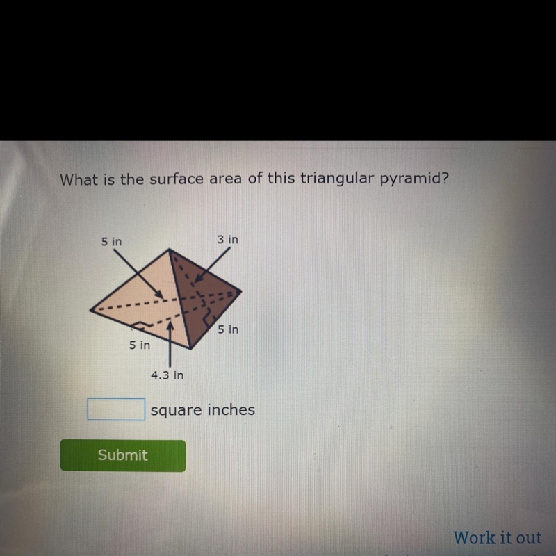 What is the surface area of this triangular pyramid?-example-1