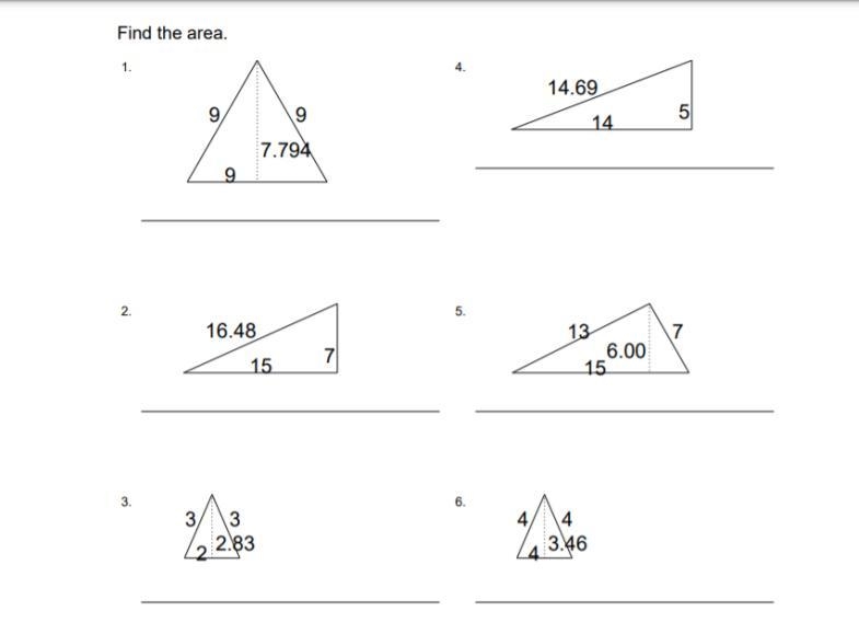 Find the area of these shapes!-example-1