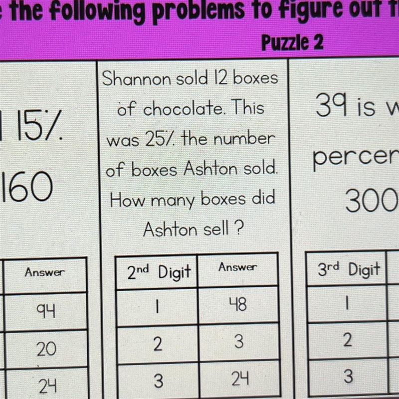 Shannon sold 12 boxes of chocolate. This was 257 the number of boxes Ashton sold. How-example-1