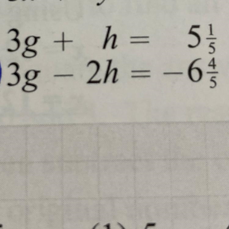 Simultaneous equations !-example-1