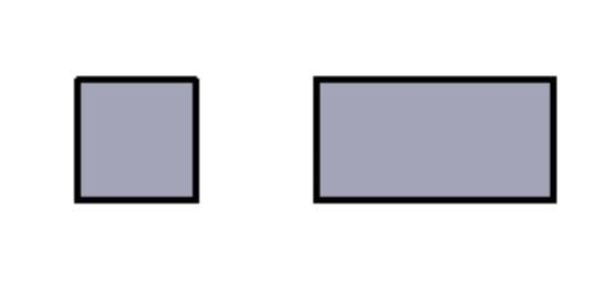 The two polygons below are similar. True False-example-1