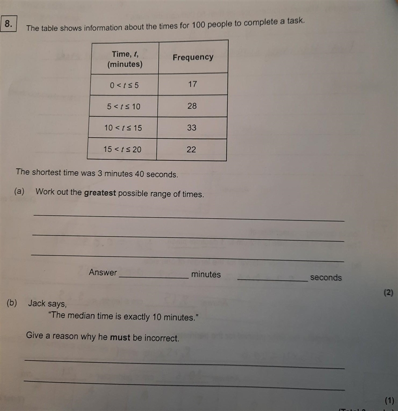 Help me solve please with in depth explanation 3. The table shows information about-example-1