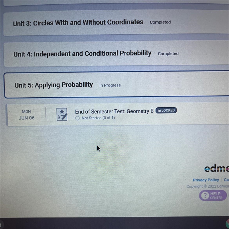 25POINTSSSS does anyone have the answers to End of Semester Test: Geometry B Edmentum-example-1