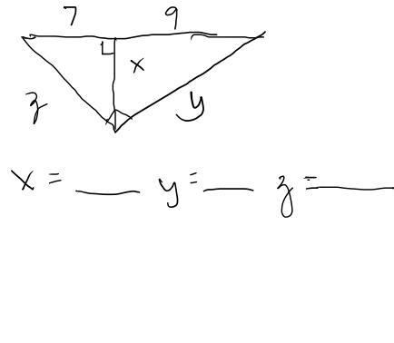 Solve for the missing variables. (Geometry)-example-1