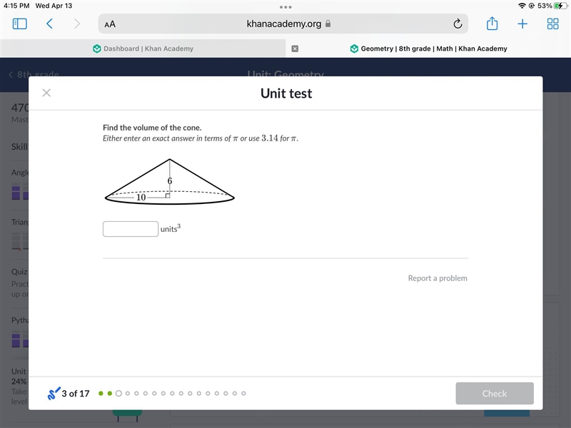 Help me with khan geometry. (Explain or give answer no link to answer thx)-example-1