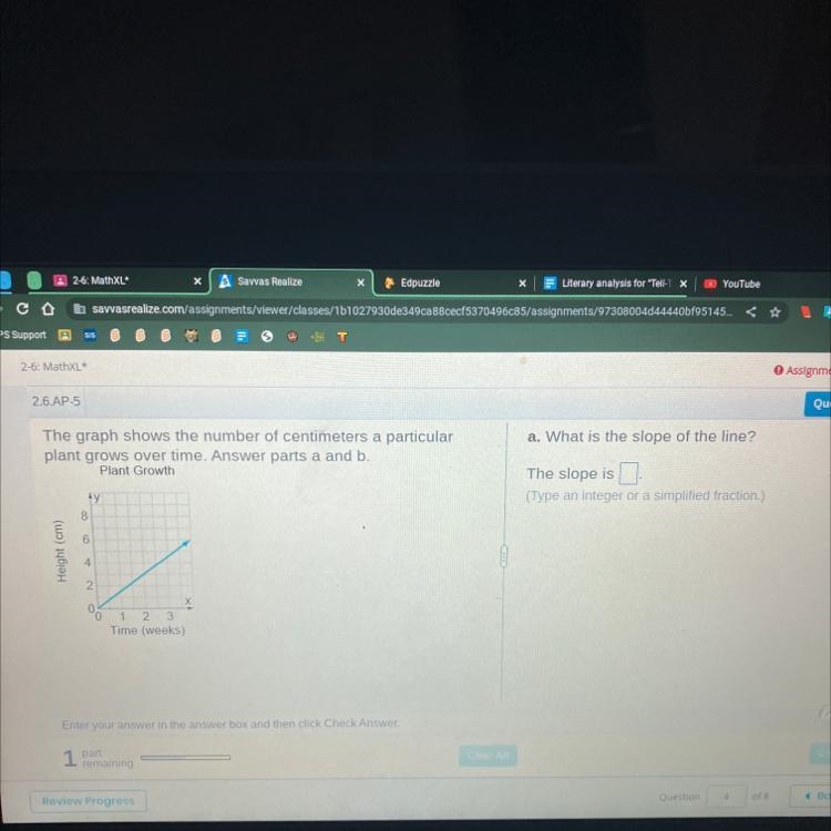 What's the slope actual answers please-example-1