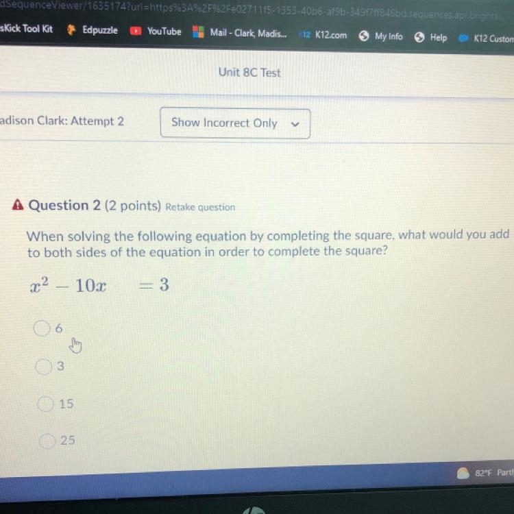 PLEASEE HELPPP TEST DUE IN 20 MINUTES!! A Question 2 (2 points) Retake question When-example-1