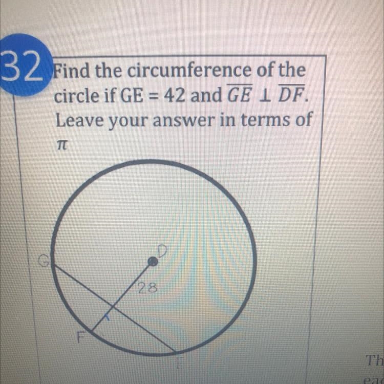 Circumference of Circle Geometry-example-1