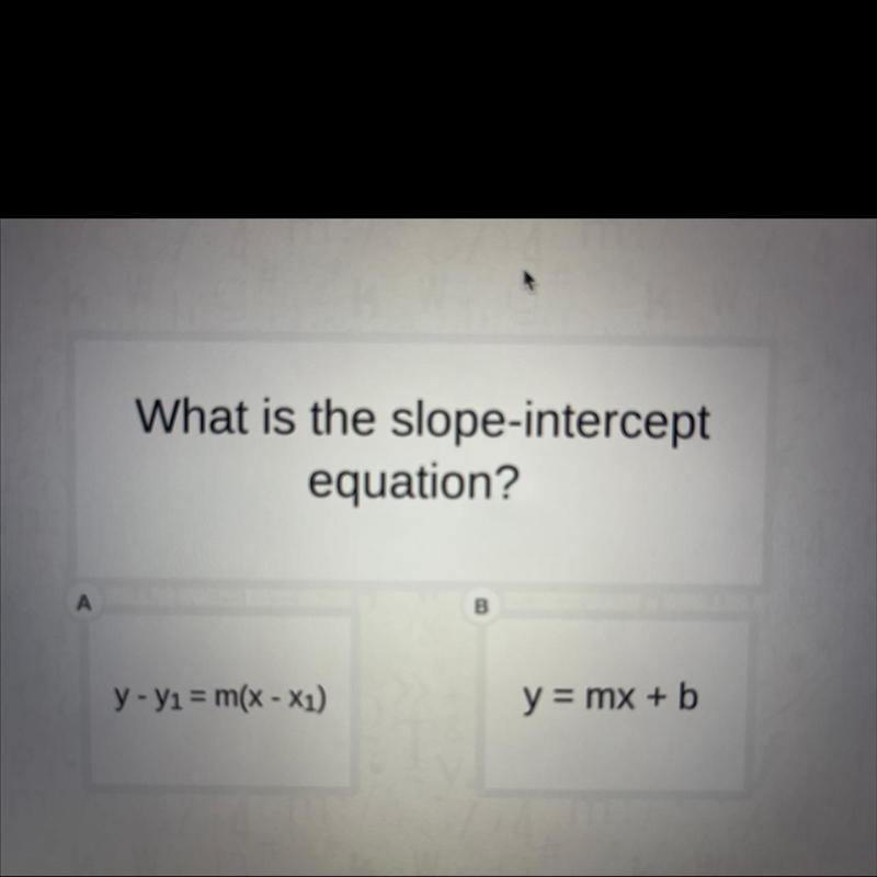 What is the slope-intercept equation?-example-1