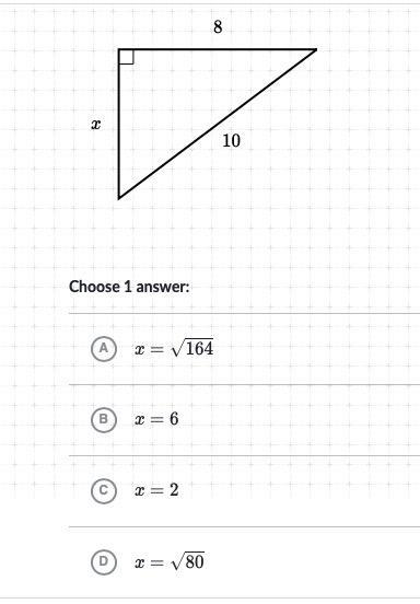 Please help me find (x), the options are in the picture.-example-1