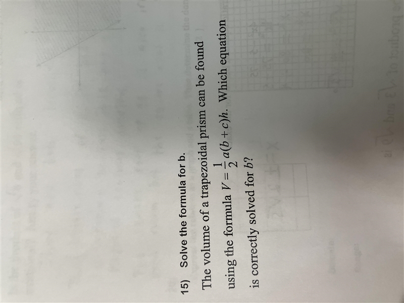 Solve the formula for b.-example-1