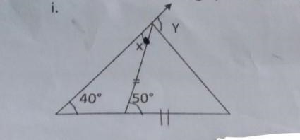 In the given figure find the value of x and y? Show you works - Thank you!​-example-1