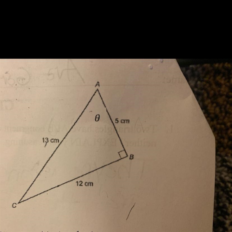 Calculate the value of 0. Write your equation.-example-1