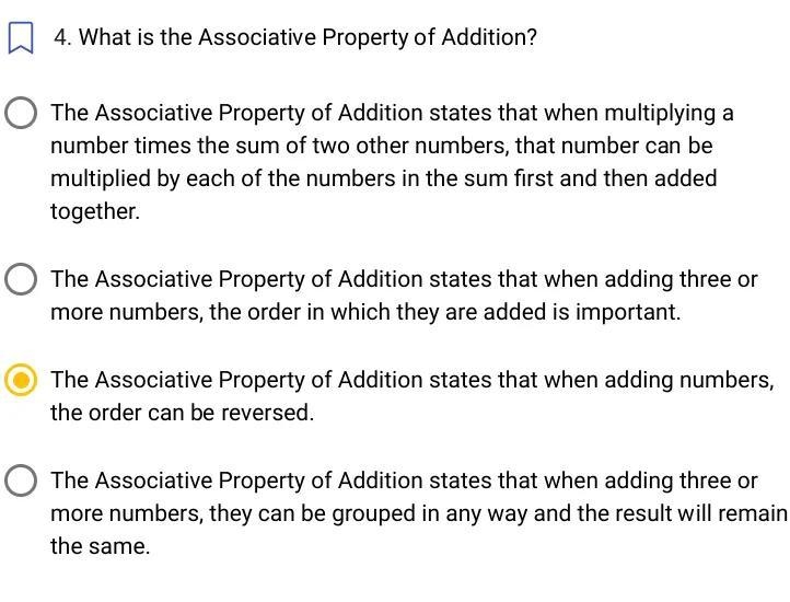 What is the Associative Property of Addition?The Associative Property of Addition-example-1