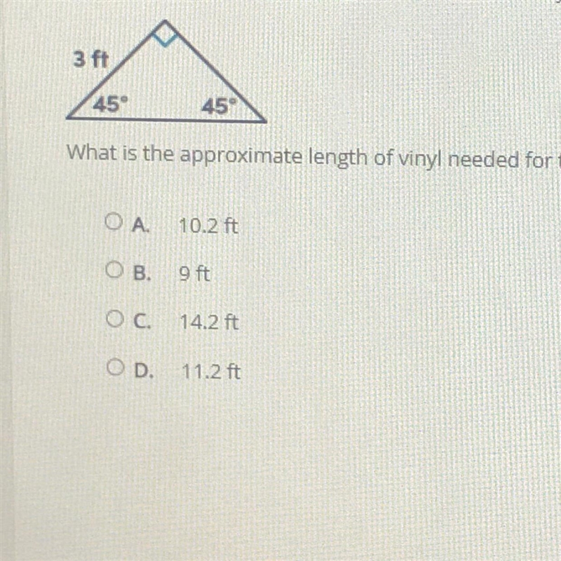 What is the length of the vinyl needed for the outer edges of the table top?-example-1