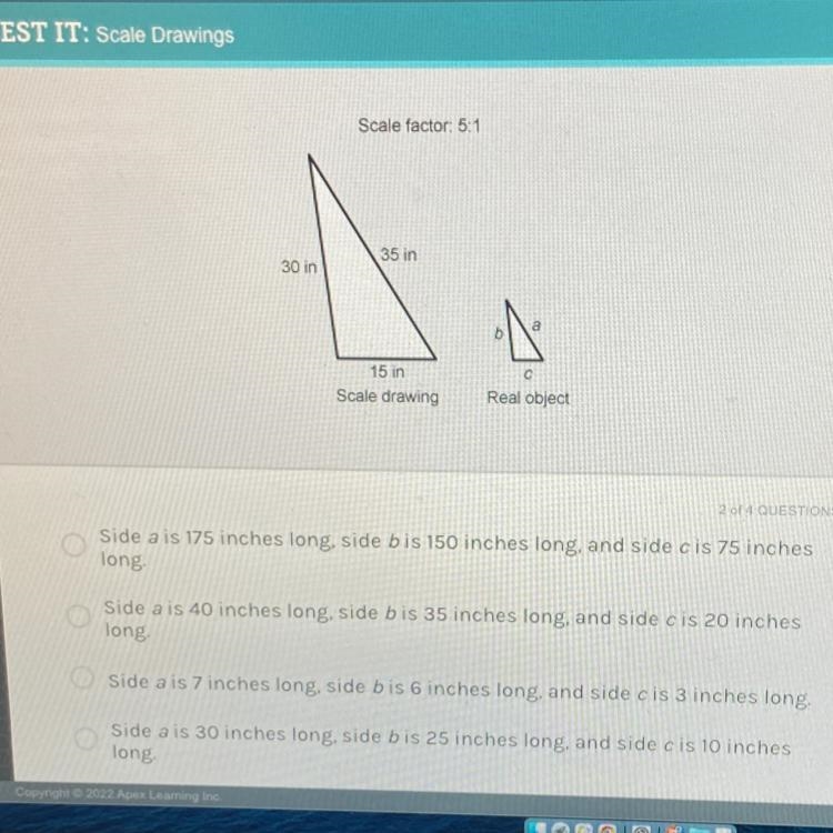 Need some help here IMMEDIATELY!! :( Use the given scale factor and the side lengths-example-1