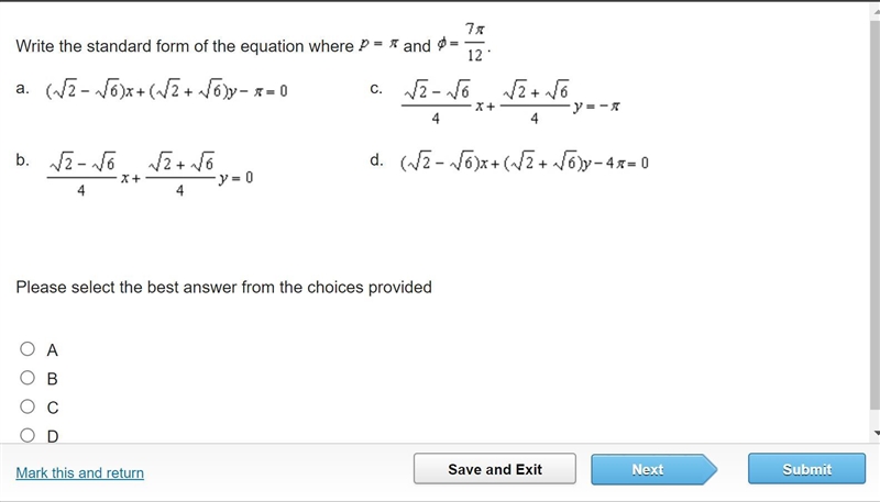 Write the standard form of the equation-example-1