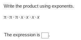 Write the product using exponents.-example-1