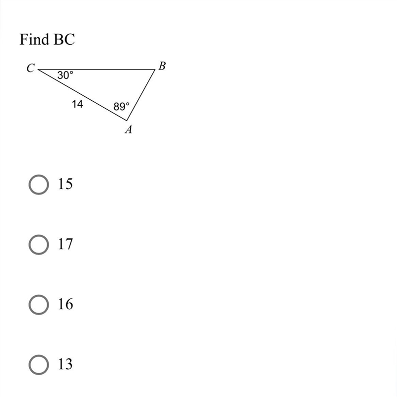 Use Laws of Sines and Cosines to find the measurement indicated. Round your answer-example-1