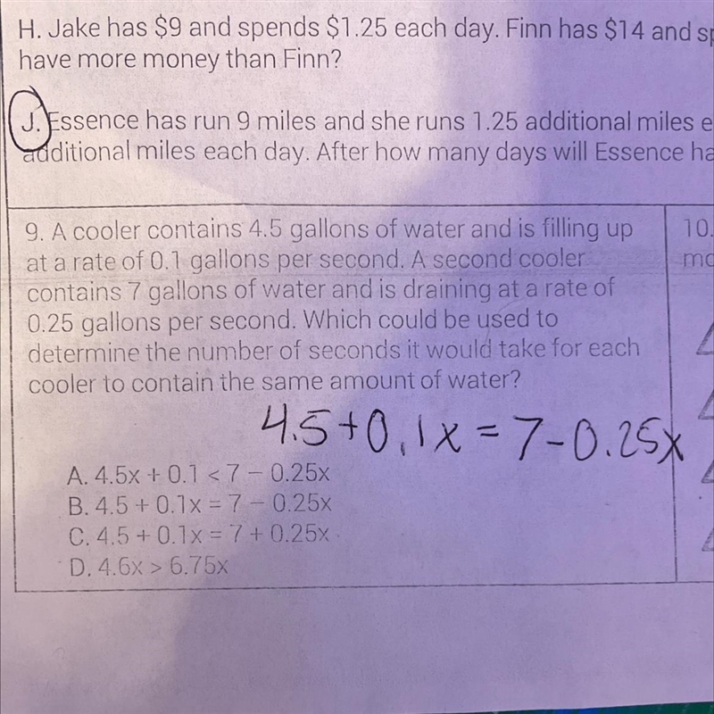 Help 4.5+0.1x=7-0.25x-example-1